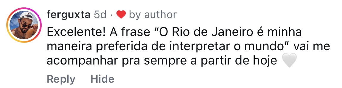 Depoimento @ferguxta