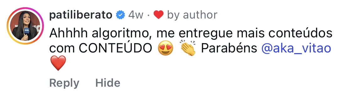 Depoimento @patiliberato